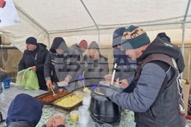 Разград - мотористи - топъл обяд