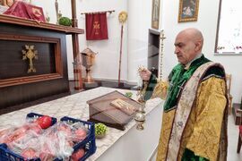 Ямбол - Арменска църква - служба за Рождество