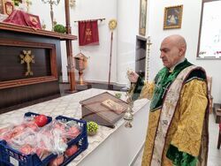 Ямбол - Арменска църква - служба за Рождество