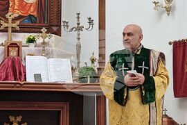 Ямбол - Арменска църква - служба за Рождество