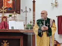 Ямбол - Арменска църква - служба за Рождество