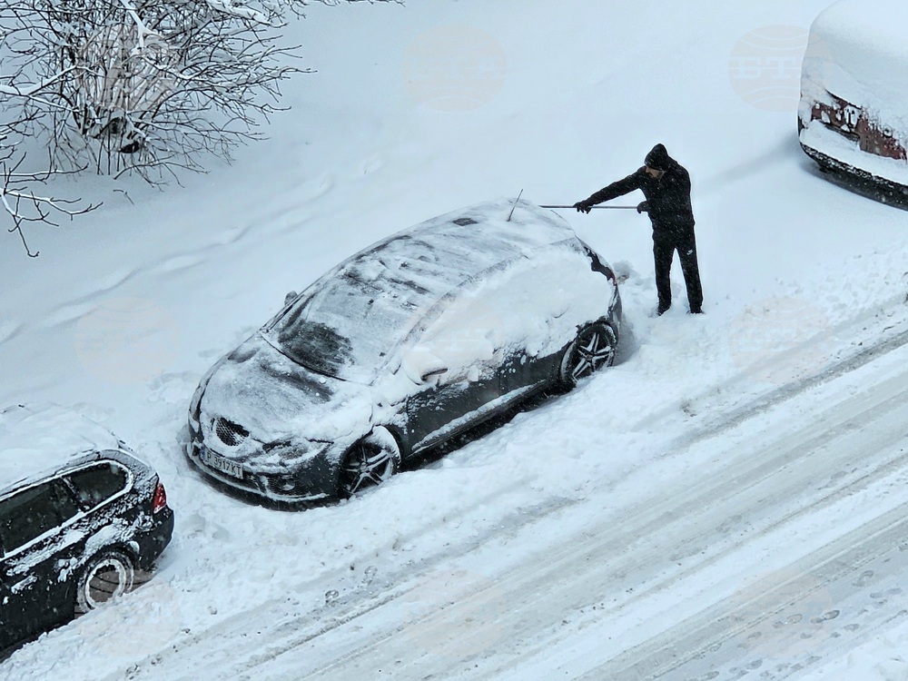 Русе - зима - сняг - обстановка