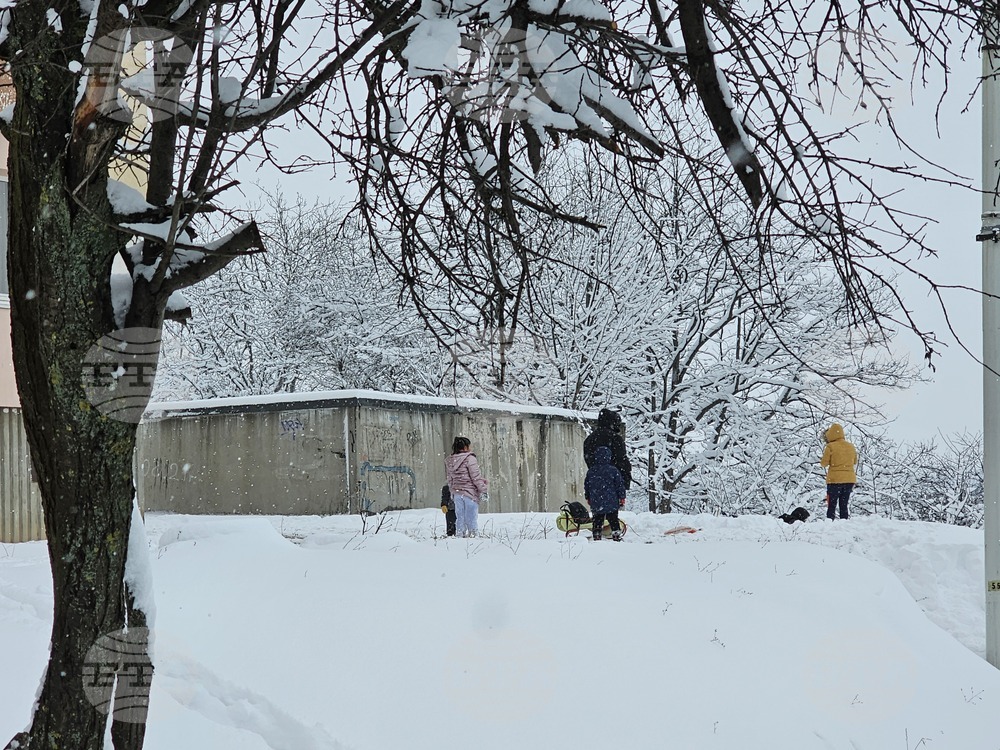 Русе - зима - сняг - обстановка