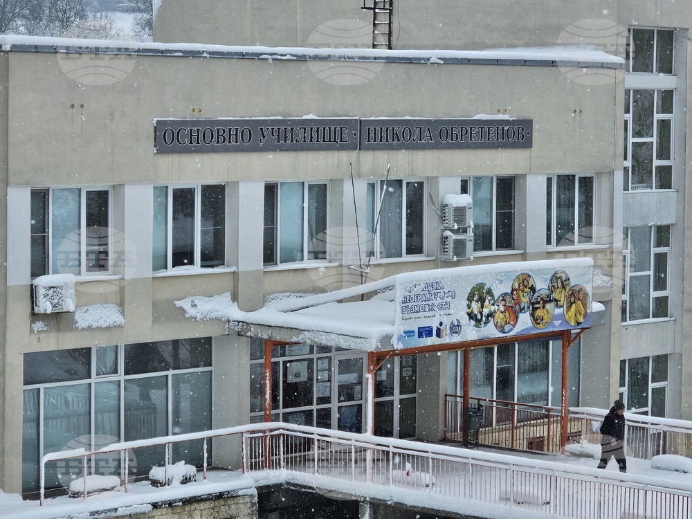 Русе - зима - сняг - обстановка