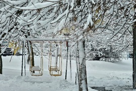 Русе - зима - сняг - обстановка