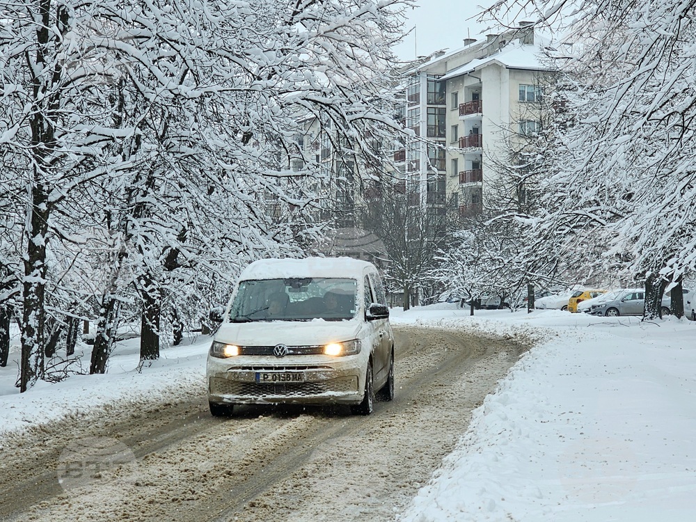Русе - зима - сняг - обстановка