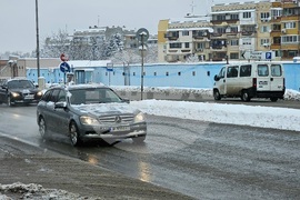 Русе - зима - сняг - обстановка