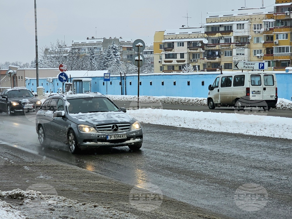 Русе - зима - сняг - обстановка