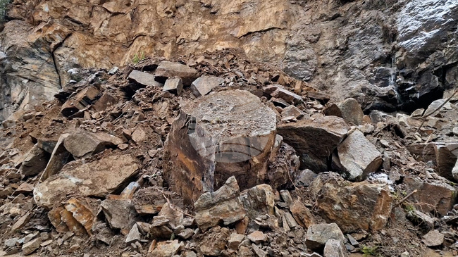 Заради паднала скална маса е ограничено движението по пътя Рудозем – Смилян