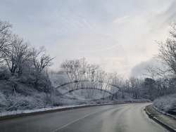 Търговище - снеговалеж - пътна мрежа
