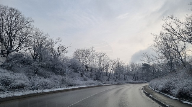 Търговище - снеговалеж - пътна мрежа