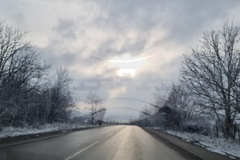 Търговище - снеговалеж - пътна мрежа