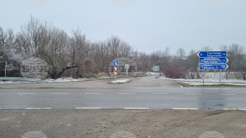 Търговище - снеговалеж - пътна мрежа