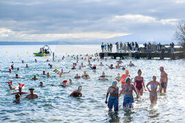 Switzerland Winter Swimming