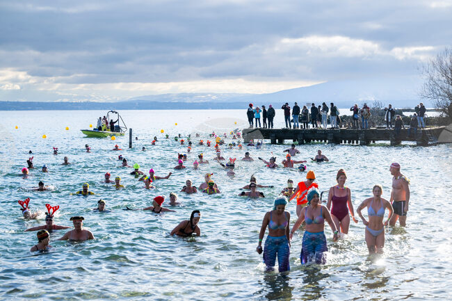 Switzerland Winter Swimming