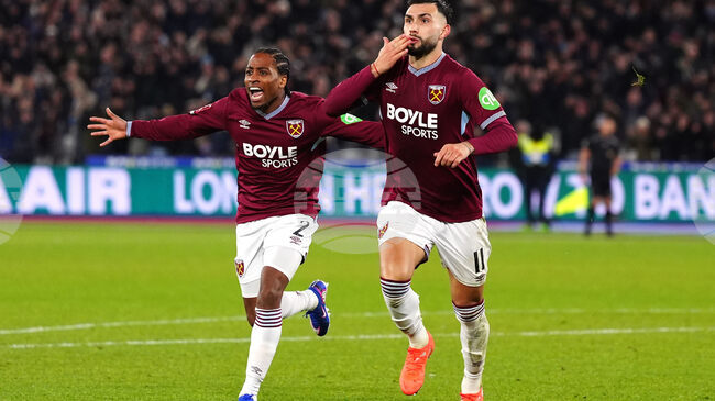 Уест Хем преодоля третия кръг на ФА Къп с дебютен гол на Валентин Кастеянос