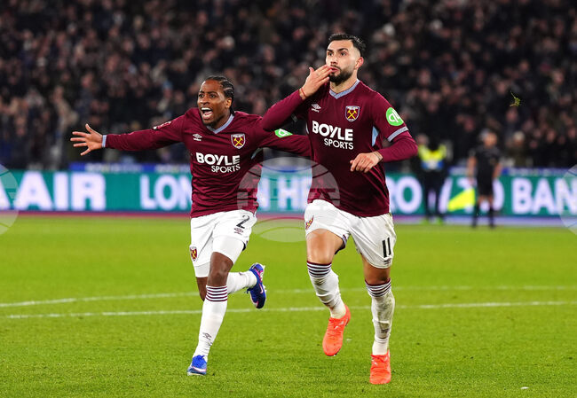 Уест Хем преодоля третия кръг на ФА Къп с дебютен гол на Валентин Кастеянос