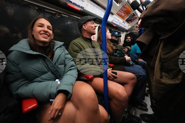 Britain No Trousers Tube Ride