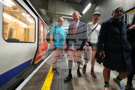 Britain No Trousers Tube Ride