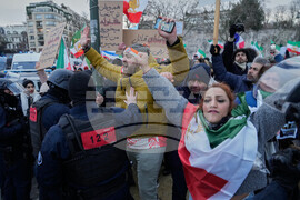 France Iran Prostest