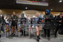 Britain No Trousers Tube Ride