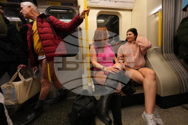 Britain No Trousers Tube Ride