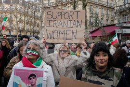 France Iran Protest