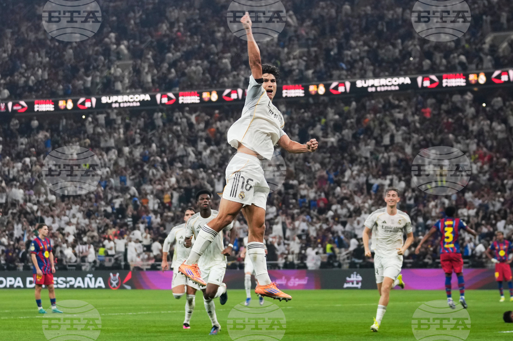 APTOPIX Saudi Spain Soccer Super Cup