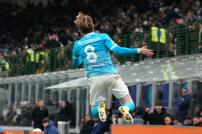 Скот Мактоминей е доволен от представянето на Наполи при равенството срещу Интер