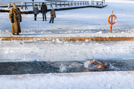 APTOPIX Lithuania Daily Life