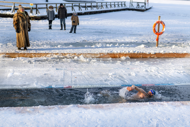 APTOPIX Lithuania Daily Life