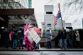 Canada US ICE Out Rally
