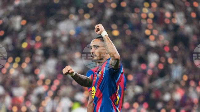 Героят за Барселона от финала за Суперкупата на Испания Рафиня играл с контузия 