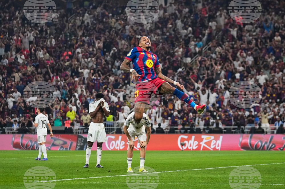 APTOPIX Saudi Spain Soccer Super Cup