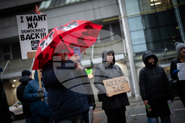 Canada US ICE Out Rally