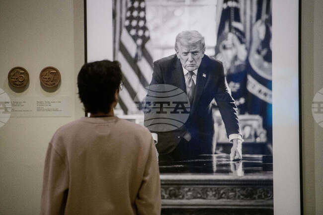 APTOPIX Trump National Portrait Gallery