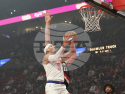 Knicks Trail Blazers Basketball