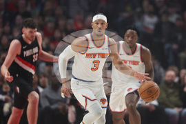 Knicks Trail Blazers Basketball