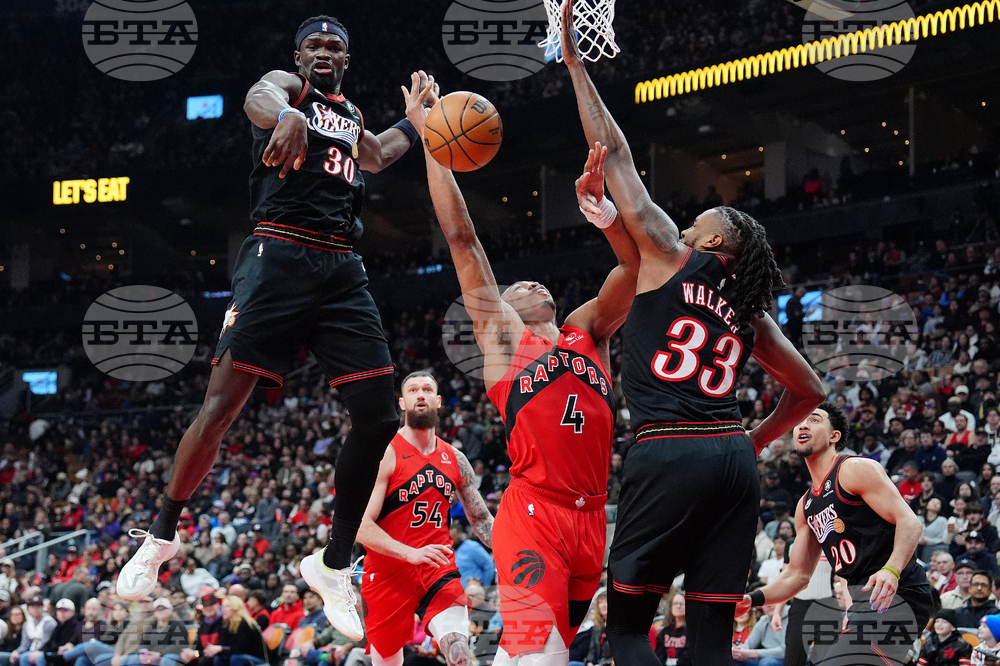 76ers Raptors Basketball