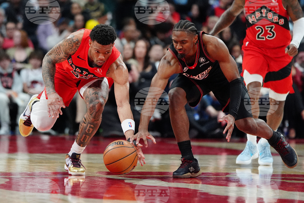 76ers Raptors Basketball