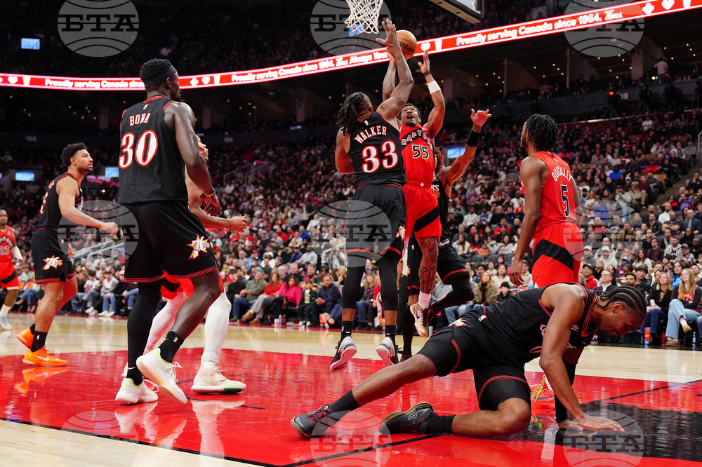 76ers Raptors Basketball