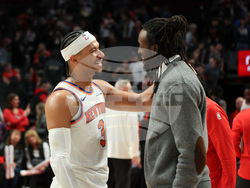 Knicks Trail Blazers Basketball
