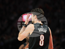 Knicks Trail Blazers Basketball