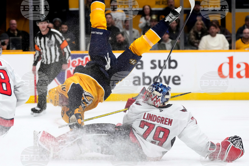 APTOPIX Capitals Predators Hockey