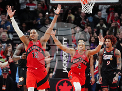 76ers Raptors Basketball