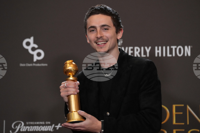 Тимъти Шаламе триумфира в една от най-оспорваните категории на наградите „Златен глобус“, които тази година бяха с лек политически оттенък