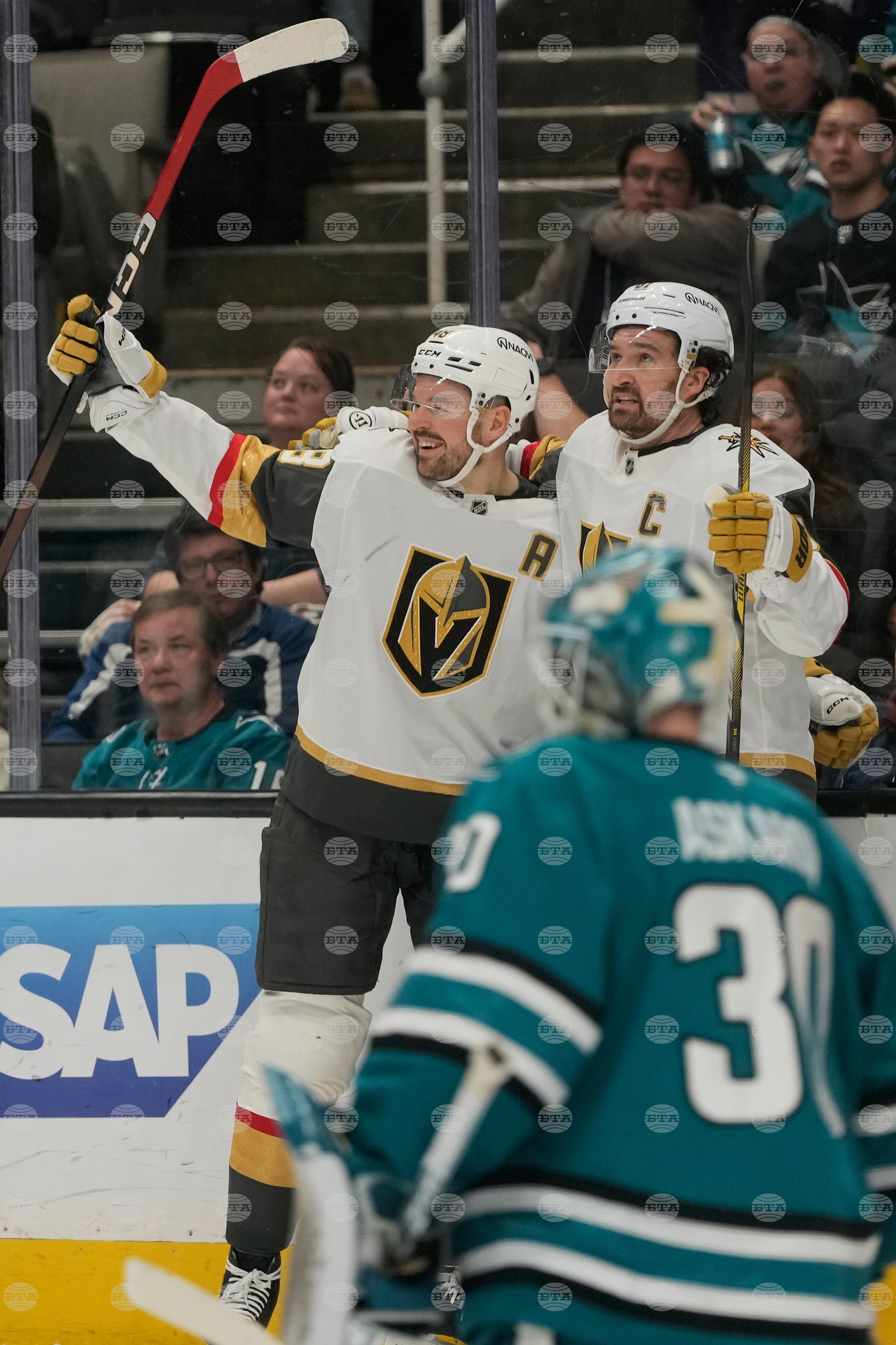 Golden Knights Sharks Hockey