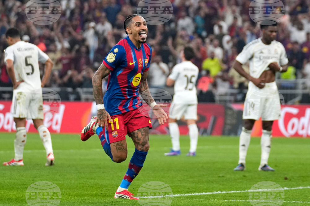 APTOPIX Saudi Spain Soccer Super Cup