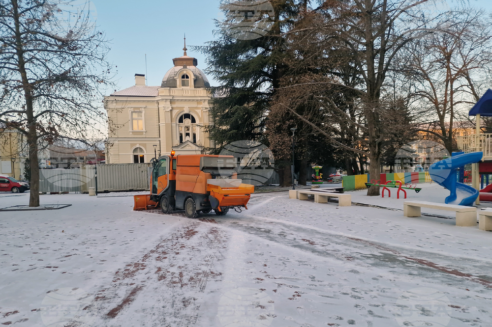 Търговище - зима - студено време