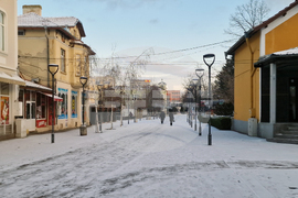 Търговище - зима - студено време